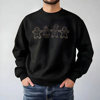 Christmas Cookie Sweatshirt, Gingerbread Family Sweatshirt, Minimalist Xmas Cookie Pullover, Holiday Gingerbread Sweatshirt, Winter Present