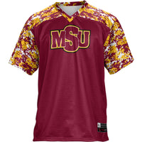 Midwestern State Mustangs Football Jersey - Maroon