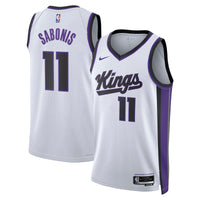 Sacramento Kings Association Edition Swingman Jersey - White - Domantas Sabonis