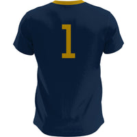 Notre Dame Fighting Irish Lightweight Soccer Fashion Jersey - Navy