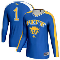 Pitt Panthers #1 Lightweight Volleyball Fashion Jersey - Royal