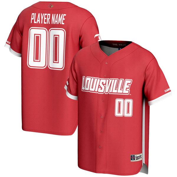 Louisville Cardinals NIL Pick-A-Player Lightweight Baseball Jersey - Red