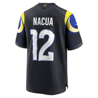 Los Angeles Rams Puka Nacua Midnight Blue 2025 Rivalries Collection Game Jersey