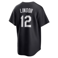 New York Mets Francisco Lindor Black Replica Player Jersey
