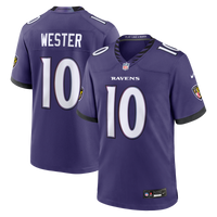 Baltimore Ravens LaJohntay Wester Purple Team Game Jersey