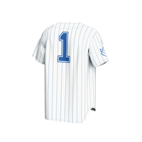 #1 Saint Louis Billikens Lightweight Baseball Fashion Jersey - White