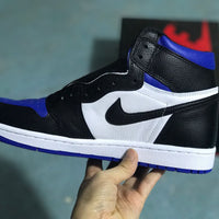 Sneakers, Black Blue White Colorway, Lace Up Design, Casual Gift for Sneaker Fans