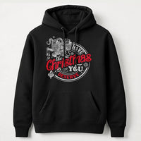 Dark Holiday Horror Hoodie, Krampus Christmas Hoodie, Krampusnacht Pullover Hoodie, Sarcastic Winter Holiday Sweatshirt, Creepy Xmas Present