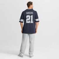 Dallas Cowboys Deion Sanders Navy Team Retired Player Game Jersey