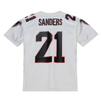 Atlanta Falcons 1991 Deion Sanders White Authentic Throwback Retired Player Jersey