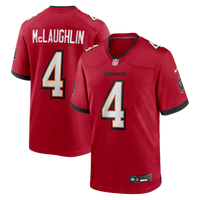Tampa Bay Buccaneers Chase McLaughlin Red Game Player Jersey