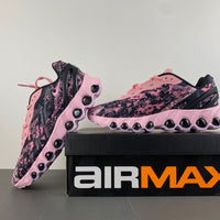 Low Top Sneakers, Pink Colorway, Camouflage Pattern, Lace Up Design, Casual Gift for Sneaker Fans