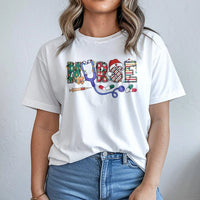 Festive Stethoscope Medical Shirt, Nurse Christmas T-Shirt, Adorable RN Holiday Graphic Tee, Healthcare Worker Christmas Shirt, Nursing Present