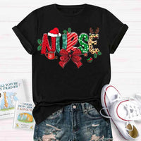 Festive Holiday Nurse Shirt, Christmas School Nurse T-Shirt, Adorable Winter Medical Graphic Tee, School Nursing Staff Appreciation Tee Present