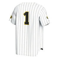 Iowa Hawkeyes Lightweight Collegiate Baseball Fashion Jersey - White