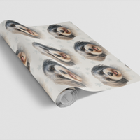 Watercolor Snowflake Dog Gift Wrap, Havanese Christmas Wrapping Paper, Adorable Havanese Holiday Wrapping Paper, Winter Pet Paper Roll