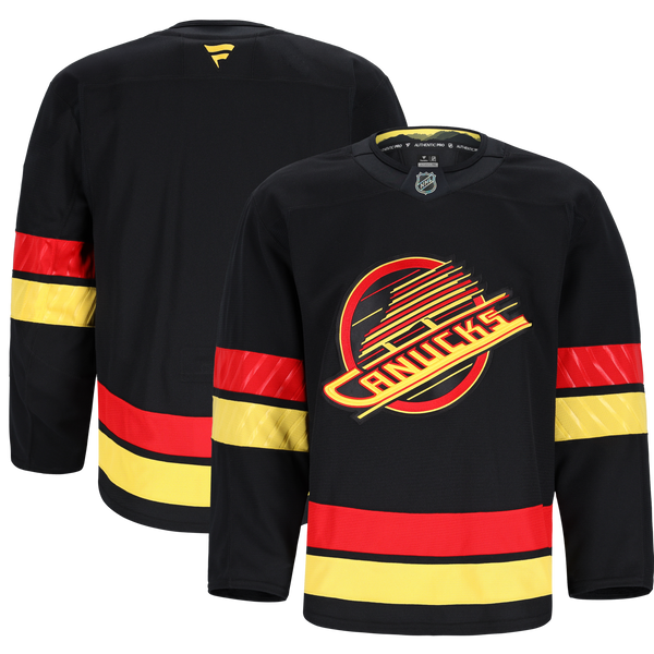 Vancouver Canucks Black Alternate Authentic Pro Jersey