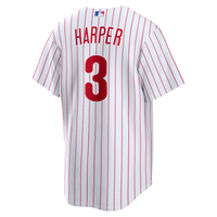 Philadelphia Phillies Bryce Harper White Home Replica Jersey