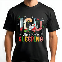 Humorous Santa Medical Shirt, ICU Nurse Christmas T-Shirt, Intensive Care Unit RN Tee, Hospital Graphic T-Shirt, Nursing Staff Holiday Present