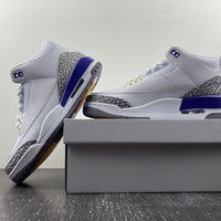 Retro Low Top Sneakers, White Yellow Purple Colorway, Lace Up Design, Casual Gift for Sneaker Fans