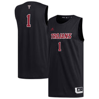#1 Troy University Trojans Replica Basketball Jersey - Black