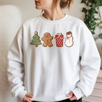 Holiday Cookie Sweatshirt, Gingerbread Christmas Sweatshirt, Festive Gingerbread Man Sweatshirt, Winter Party Crewneck, Comfy Xmas Present