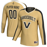 Vanderbilt Commodores NIL Pick-A-Player Lightweight Collegiate Volleyball Fashion Jersey - Gold