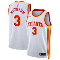 Atlanta Hawks Association Edition Swingman Jersey - White - CJ McCollum