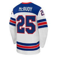 Charlie McAvoy White US Hockey 2026 Away Replica Jersey