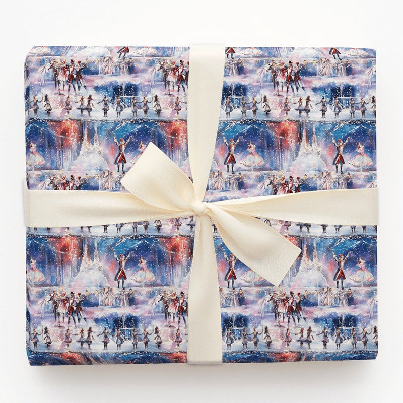 Watercolor Nutcracker Gift Wrap, Nutcracker Ballet Wrapping Paper, Christmas Ballet Wrapping Paper, Holiday Gift Wrap Roll for Dancers