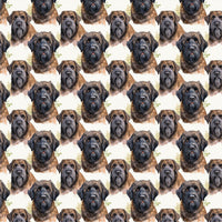 Dog Lover Holiday Gift Wrap, Bouvier des Flandres Wrapping Paper, Winter Dog Breed Wrapping Paper, Christmas Present Gift Wrap Paper Roll