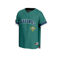 UNC Wilmington Seahawks Baseball Jersey - Teal
