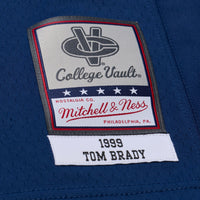 Tom Brady Navy Michigan Wolverines 1999 College Vault Jersey