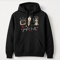 Jingle Bells Medical Monitor Hoodie, Nurse Christmas Hoodie, Holiday Nurse Sweatshirt, Humorous CNA RN Christmas Pullover, Nurse Xmas Present