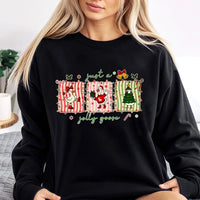 Festive Duck Holiday Sweatshirt, Jolly Goose Christmas Sweatshirt, Adorable Xmas Goose Crewneck, Ugly Christmas Sweater Sweatshirt, Winter Present