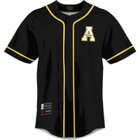 Appalachian State Mountaineers Lightweight Baseball Jersey - Gold