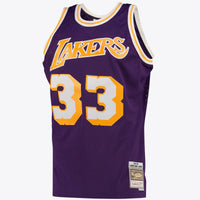Los Angeles Lakers Kareem Abdul-Jabbar Alternate Swingman Jersey - Purple