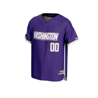 Washington Huskies NIL Pick-A-Player Lightweight Baseball Jersey - Purple