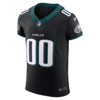 Philadelphia Eagles Black Alternate Elite Custom Jersey