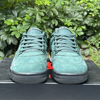 Low Top Sneakers, Army Green Colorway, Lace Up Design, Casual Gift for Sneaker Fans