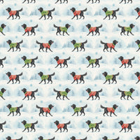 Watercolor Christmas Dog Gift Wrap, Flat-Coated Retriever Wrapping Paper, Retriever Holiday Wrapping Paper, Dog Lover Xmas Wrapping Paper