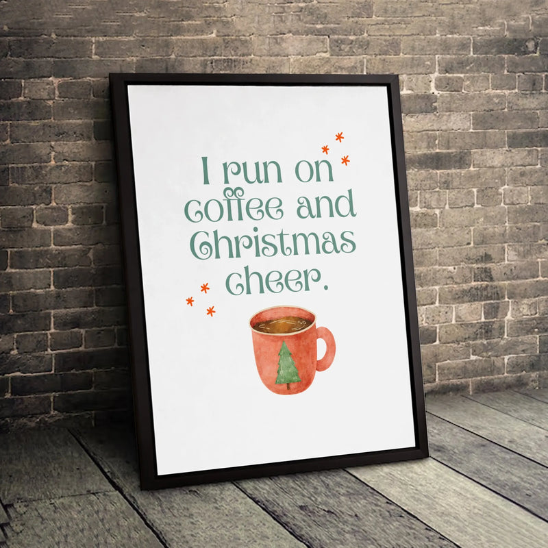 Watercolor Holiday Mug Print, Christmas Coffee Canvas Wall Art, Comfy Winter Canvas Wall Art, Festive Season Wall Art, Digital Download