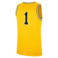 #1 Maize Michigan Wolverines Alternate Replica Jersey