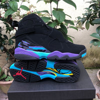 Sneakers, Black Teal Purple Colorway, Lace Up Design, Casual Gift for Sneaker Fans
