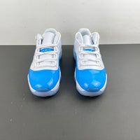 Low Top Sneakers, White University Blue Colorway, Lace Up Design, Casual Gift for Sneaker Fans