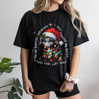 Adorable Christmas Donkey Shirt, Mi Burrito Sabanero T-Shirt, Latino Holiday Graphic Tee, Spanish Xmas Carol Tee, Villancicos Holiday T-Shirt