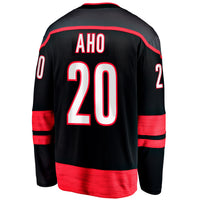 Carolina Hurricanes Sebastian Aho Black Home Breakaway Jersey