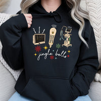 Jingle Bells Medical Monitor Hoodie, Nurse Christmas Hoodie, Holiday Nurse Sweatshirt, Humorous CNA RN Christmas Pullover, Nurse Xmas Present