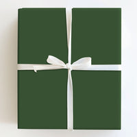 Matte Forest Green Gift Wrap, Solid Hunter Green Wrapping Paper, Dark Green Wrapping Paper, Christmas Holiday Gift Wrap, Birthday Gift Wrap