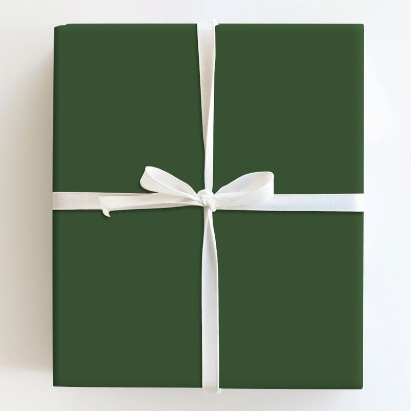 Matte Forest Green Gift Wrap, Solid Hunter Green Wrapping Paper, Dark Green Wrapping Paper, Christmas Holiday Gift Wrap, Birthday Gift Wrap